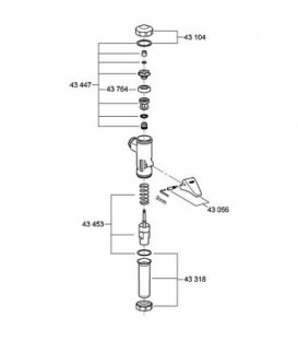 Mamelon fileté de sortie Grohe 43318000