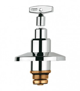 Tete Grohe 11551 pour robinetterie encastrée, avec clé, 3/4"