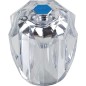 Poignee brillant F. Grohe 1/2" bleu