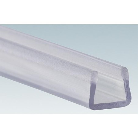 Baguette de finition pour verre 6mm, longueur 2000mm ref.: 070007000