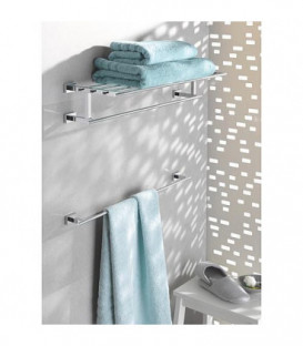 porte serviette bain Grohe Cube essentiel, chrome 558 mm