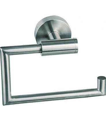 Derouleur WC Axial sans couvercle, inox mat avec fixation