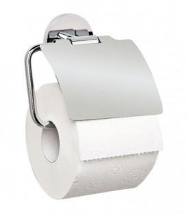 support Dérouleur papier WC Laiton chromé avec couvercle