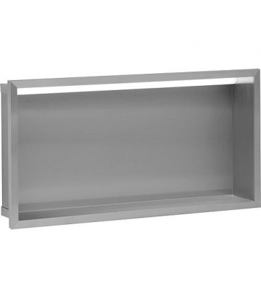 Niche murale avec éclairage murale Prof 100mm, 69 lumen, 230V, 5.52W lxh: 625x325 mm