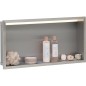 Niche murale avec éclairage LED Profondeur 150mm, 69 lumen, 230V, 5.52W lxh: 625x325 mm