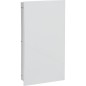 Niche murale, 1 porte blanche verre 2 casiers, profondeur 100 mm lxh : 323x625 mm