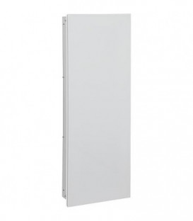 Niche murale, 1 porte blanche verre 3 casiers, profondeur 100 mm lxh : 323x925 mm