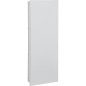 Niche murale, 1 porte blanche verre 3 casiers, profondeur 100 mm lxh : 323x925 mm