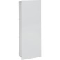 Niche murale, 1 porte blanche verre 3 casiers, profondeur 100 mm lxh : 323x925 mm