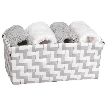 4 serviette de toilette 300x300mm 2x blanc, 2x noir 100% cotton