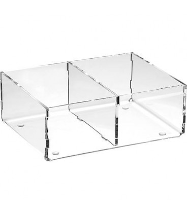 Boite de rangement en plexiglas transparent 160x50x120mm