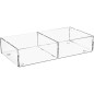 Box de rangement en plexiglas transparent 240x120x50mm