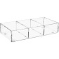 Box de rangement en plexiglas transparent 240x120x50mm