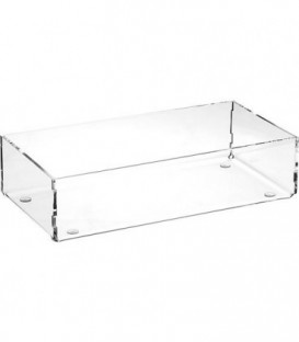 Boite de rangement en plexiglas transparent 240x50x120mm