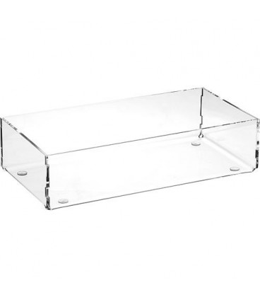 Boite de rangement en plexiglas transparent 240x50x120mm