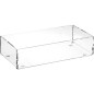 Boite de rangement en plexiglas transparent 240x50x120mm