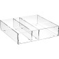 Boite de rangement en plexiglas transparent 240x50x240mm