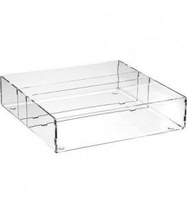 Boite de rangement en plexiglas transparent 240x50x240mm