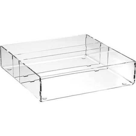 Boite de rangement en plexiglas transparent 240x50x240mm