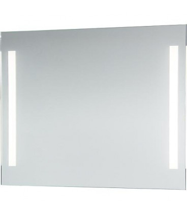 Miroir Earline avec éclairage sans interrupteur, satin 1000x800x30mm, 11,5W