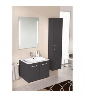 Miroir Earline avec éclairage sans interrupteur, satin 1000x800x30mm, 11,5W