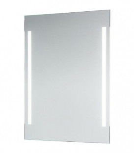 Miroir Earline avec éclairage avec interrupteur, satin, 800x800x30mm, 11,5W