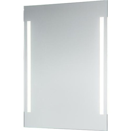 Miroir Earline avec éclairage avec interrupteur, satin, 800x800x30mm, 11,5W