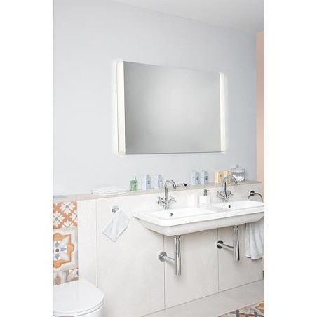 Miroir Earline avec eclairage et anti-buee, touche double 1000x800mm, 69W