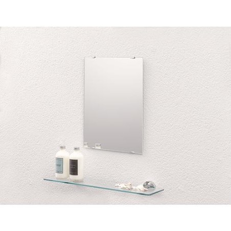 Miroir Lierelva, rectangulaire 5mm d´épaisseur, 1000x500mm sans fixations, bords polis