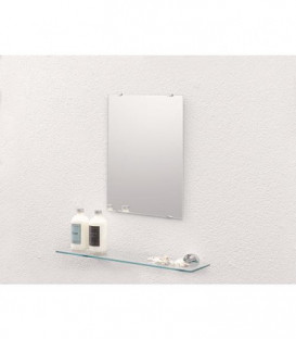 Miroir Lierelva, rectangulaire 5mm d´épaisseur, 600x400mm sans fixations, bords polis