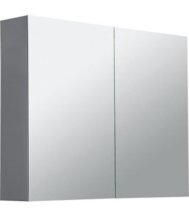 Armaire a glace Blanda optique alu, 2 portes 800x650x165mm