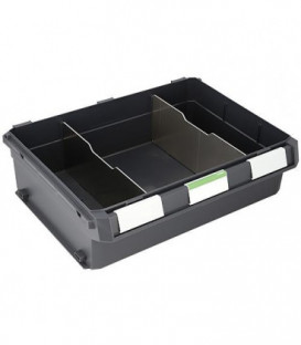 Box plastique SR-BOXX 24-8 XL anthracite, 347,8x444,7x128 mm Sortimo