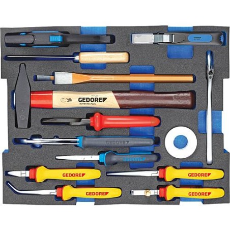 Kit d'outils GEDORE 15 pieces, electricien pour L-BOXX 136