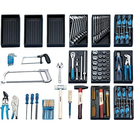 Kit d'outils GEDORE 100 pcs, en module plast. ABS