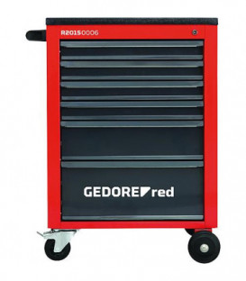 Servante GEDORE red avec6 tiroirs et plan de travail plastique