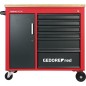 Servante GEDORE red avec 6 tiroirs et plan de travail en bois