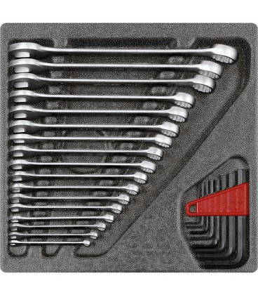 Jeu de clé mixte et tournevis d'angle GEDORE red, 26 pcs