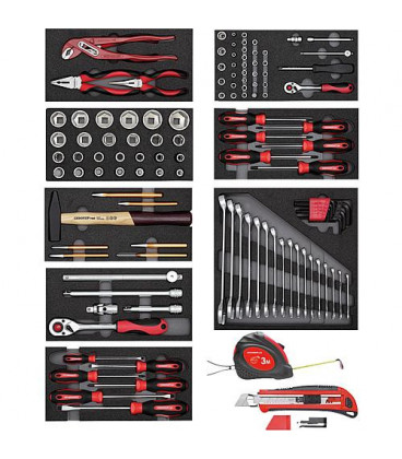 Kit outils GEDORE red 119 pcs dans module en mousse