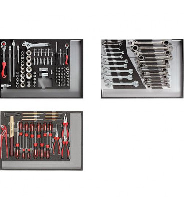 Kit outils GEDORE red 129 pcs dans module en mousse