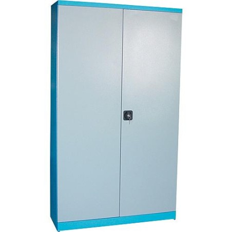 armoire a outillage 2 portes avec 4 etageres 1100x380x1920 mm