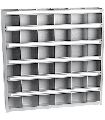 Armoire murale en tole 6-36 cases Dim ext : 600 x 600 x 120 mm