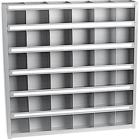 Armoire murale en tole 6-36 cases Dim ext : 600 x 600 x 120 mm