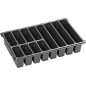 Petits compartiments pour XL-BOXX en plastique avec 12 creux