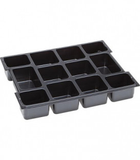 Garniture pour petites pieces pour L-BOXX 102 - 12 compartiments plastique thermoformé