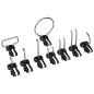 Set d'accroches Sortimo 9 pces pour WorkMo (plaque Alu)