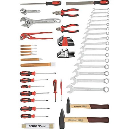 Kit outils GEDORE red tournevis *BG* 59 pcs dans boite à outils