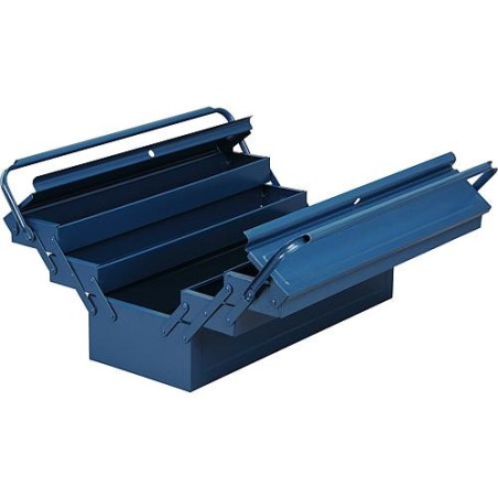 Caisse a outils bleu lxpxh 560x220x230 mm McPlus Metal 5/57