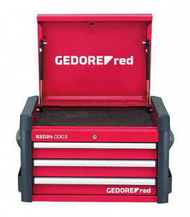 Coffre a outils GEDORE red avec 3 tiroirs