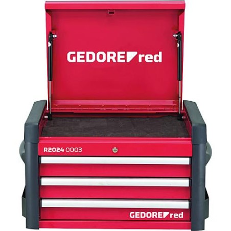Coffre a outils GEDORE red avec 3 tiroirs