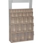 Console de rangement murale tole dure L : 610mm, h : 1000mm